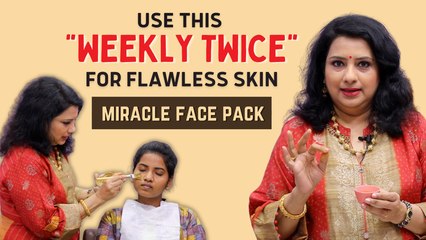 5 in 1 Face pack for Wrinkles, Facial Hair, Black Heads, Acne Marks, Glowing Skin | Vasundhara Tips