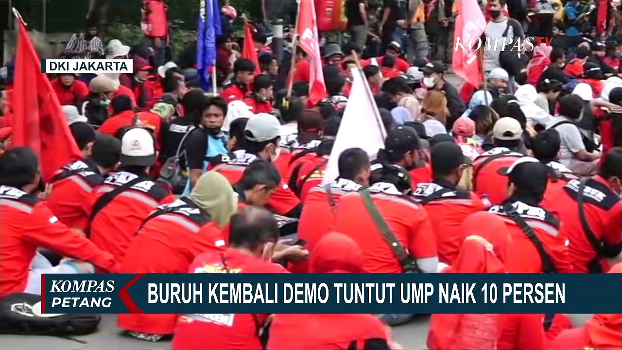 Lagi-Lagi Demo Kembali Unjuk Rasa Tuntut Kenaikan UMP, Anies: Kenaikan UMP DKI Jakarta Sangat Kecil