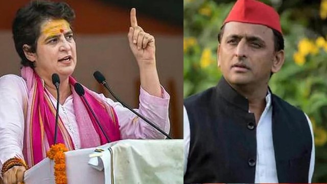 Priyanka-Akhilesh slams CM yogi over UPTET paper leak