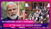 PM Narendra Modi Asks MPs To Have Productive Winter Session, Adhere To Constitutional Norms & Values