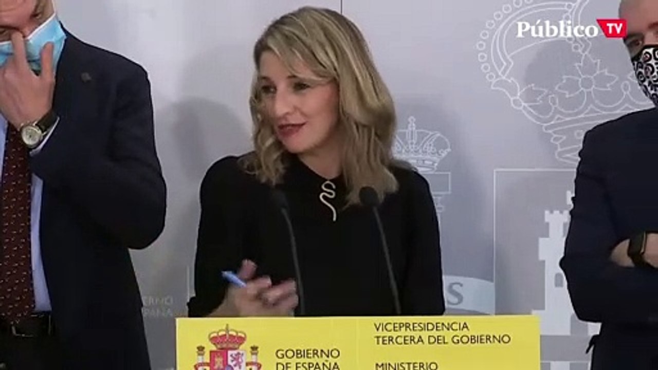 Yolanda Díaz insiste en que la reforma laboral se derogará antes de acabar el año
