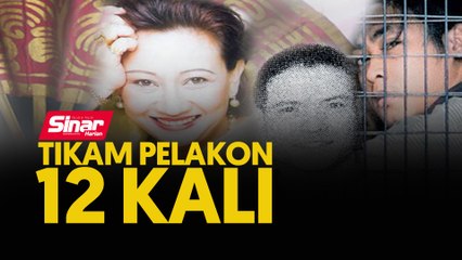 Tikam pelakon 12 kali