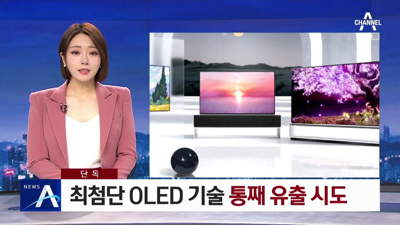 [단독]재택근무 중 최첨단 OLED 기술 통째 유출 시도