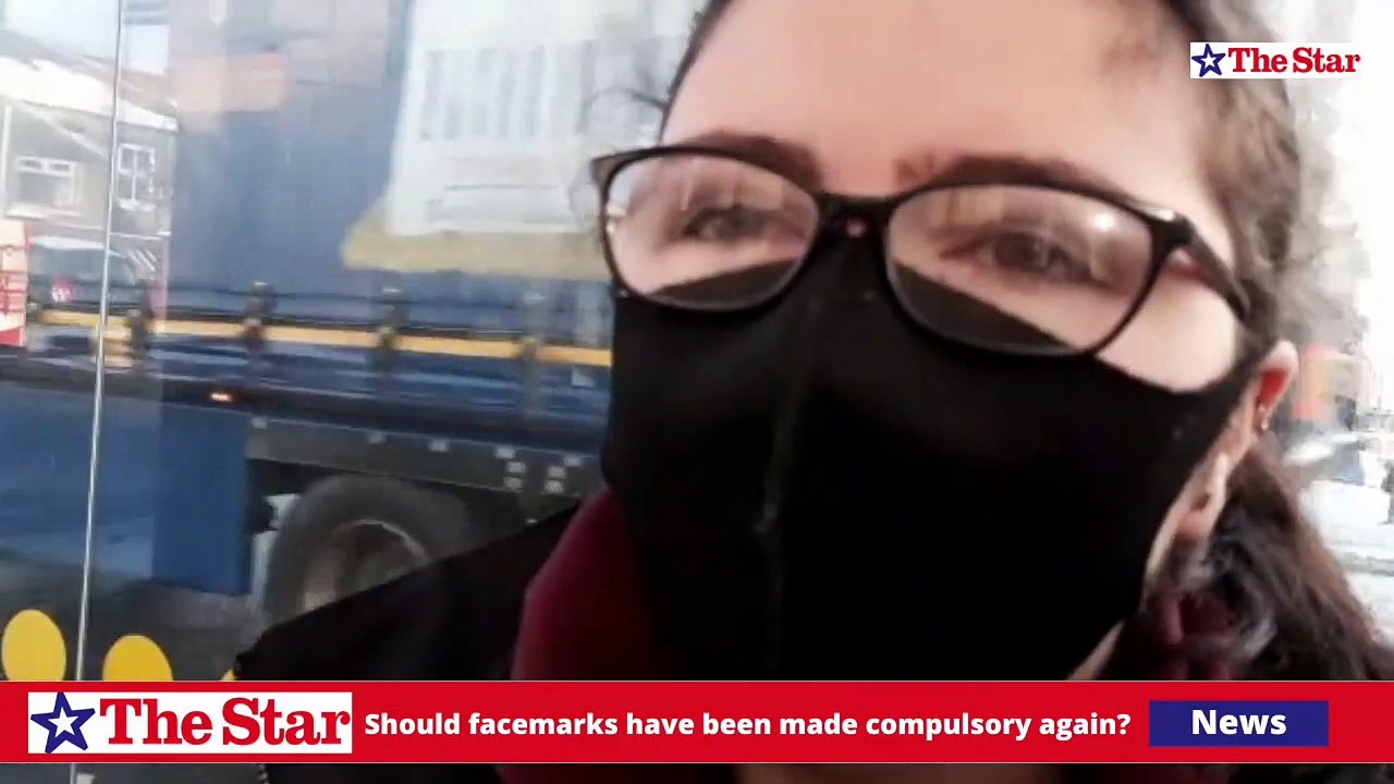 Should facemasks have been made compulsory again on public transport and shops?