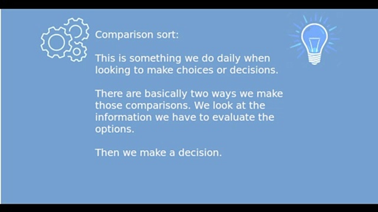 comparison sort