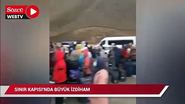 Alışveriş için akın akın Van'a gelen İranlıların dönüş izdihamı