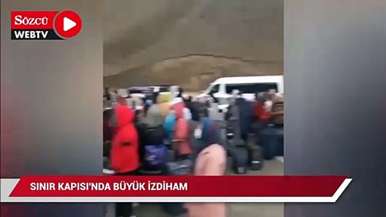 Alışveriş için akın akın Van'a gelen İranlıların dönüş izdihamı