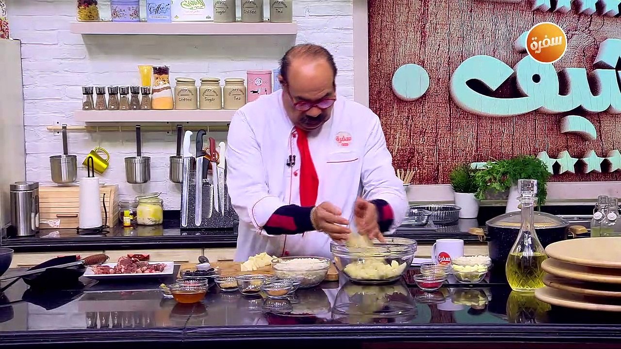 طاجن لحمة بالقراصيا | الشيف شربيني