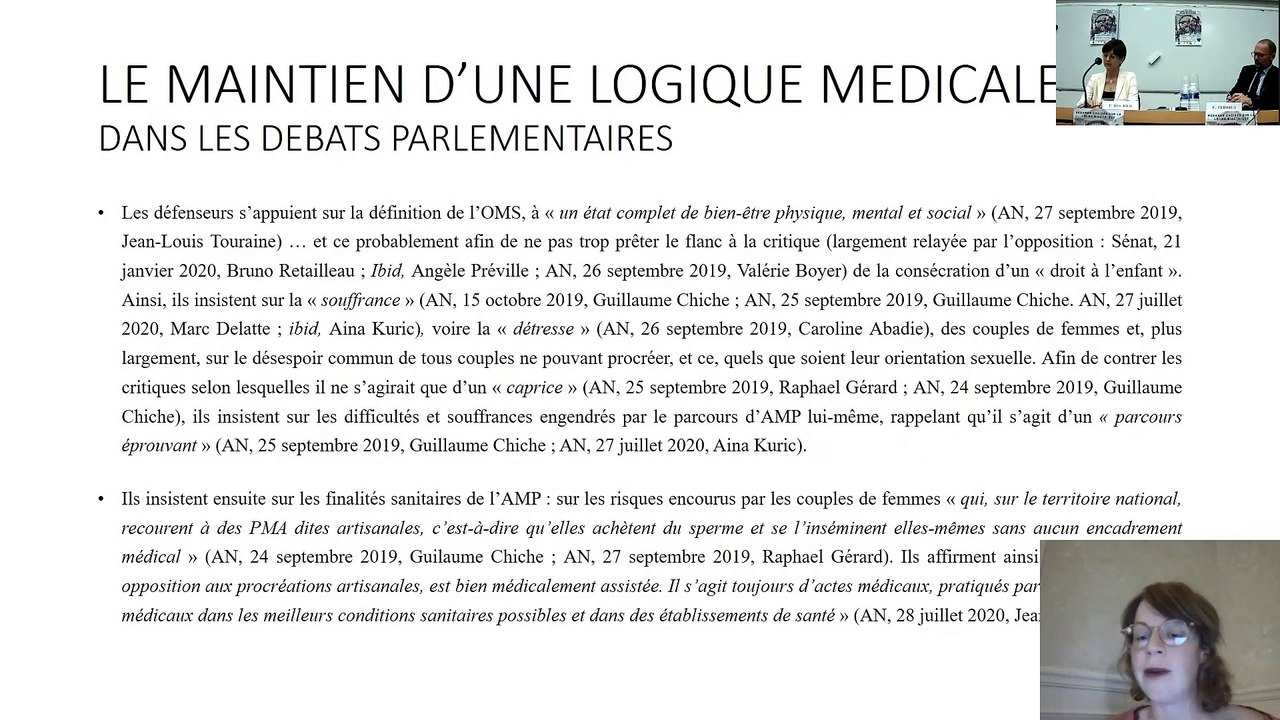"L’ouverture de la procréation médicalement assistée", Laurie Marguet, Maître de conférences en droit public, Université Paris Est Créteil_IFR_14-10-21_Loi de Bioethique_10_L_Marguet
