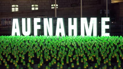 Berlin: 6.000 bougies en solidarité avec les migrants au Bélarus