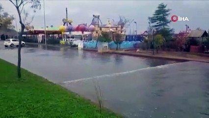 Tekirdağ’da tsunamiyi andıran görüntüler: Deniz şehre aktı