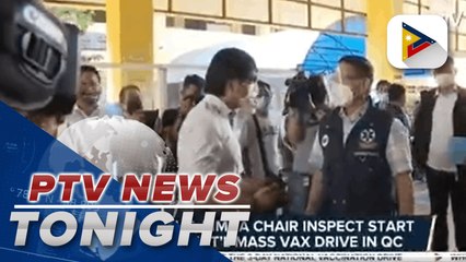 Sec. Duque, MMDA chair inspect start of 3-day nat’l vaccination drive in some areas; lATF to discuss requiring face shields anew