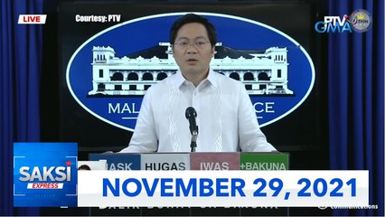 Saksi Express: November 29, 2021 [HD]