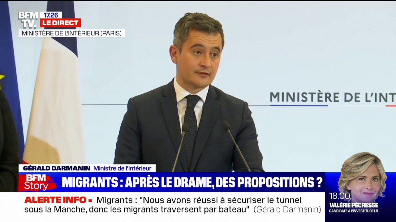 Gérald Darmanin annonce le "doublement" des effectifs pour lutter contre les passeurs