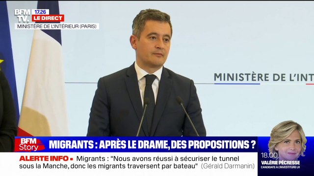 Gérald Darmanin: Il y aura pas de remise en cause des accords du Touquet