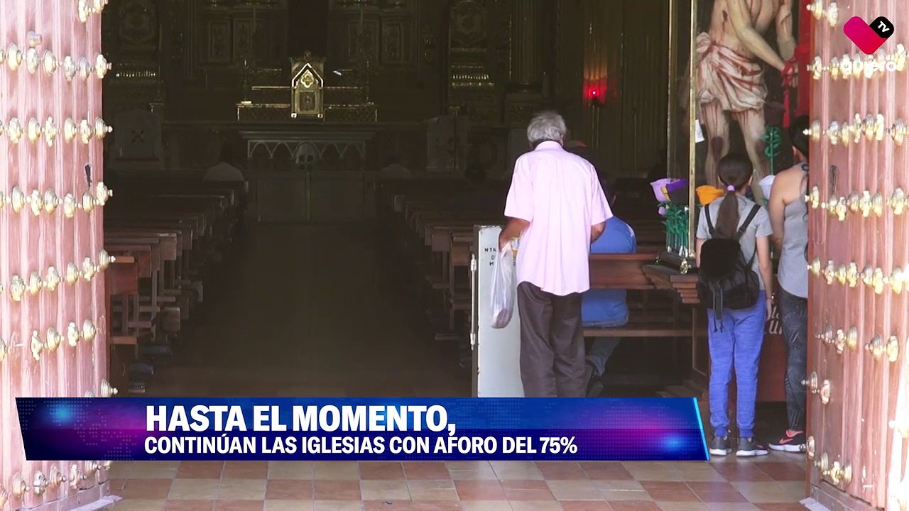 No cambiarán medias sanitarias en iglesias