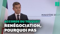Sur la crise migratoire, Darmanin exclut la remise en cause des accords du Touquet
