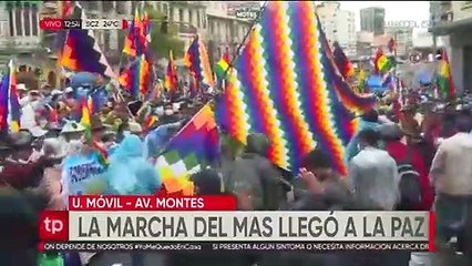 Marcha del MAS llega a La Paz