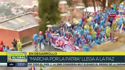 Marcha por la Patria en Bolivia llega a La Paz