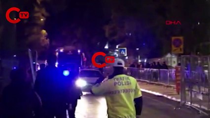 Fenerbahçe otobüsüne taşlı saldırı