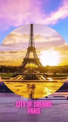 City of dreams Paris Eiffel Towe #beautifulcity #paris