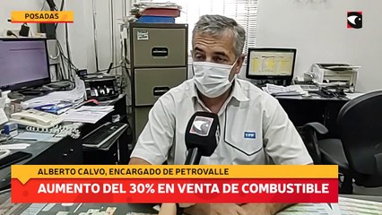 Aumento del 30% en combustibles