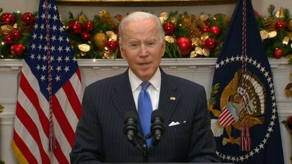 Joe Biden: "Il n'y a pas de raison de paniquer" face au variant Omicron