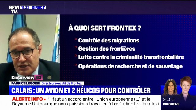 Fabrice Leggeri: Frontex ne peut pas travailler avec le Royaume-Uni car nous n'avons pas le cadre juridique