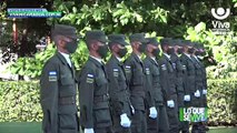 Ejército de Nicaragua rinde honores a los soldados caídos