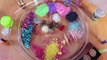 Mixing Makeup, Glitter and Mini Glitter Into Clear Slime ! MOST SATISFYING SLIME VIDEO !! #3