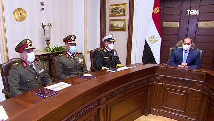 الرئيس السيسي يتابع مشروعات حماية الشواطئ الساحلية المصرية على البحر المتوسط