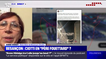 Anne Vignot, maire EELV: "On ne remplace pas 'Joyeux Noël' par 'Fantastique décembre'"