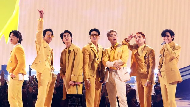 BTS Lights Up the Stage in L.A. & Surprises Crowd With Megan Thee Stallion Appearance | Billboard News