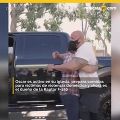 'The Rock' le regala una camioneta a un veterano