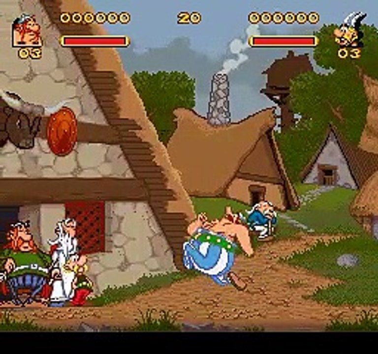 Astérix & Obélix online multiplayer - snes