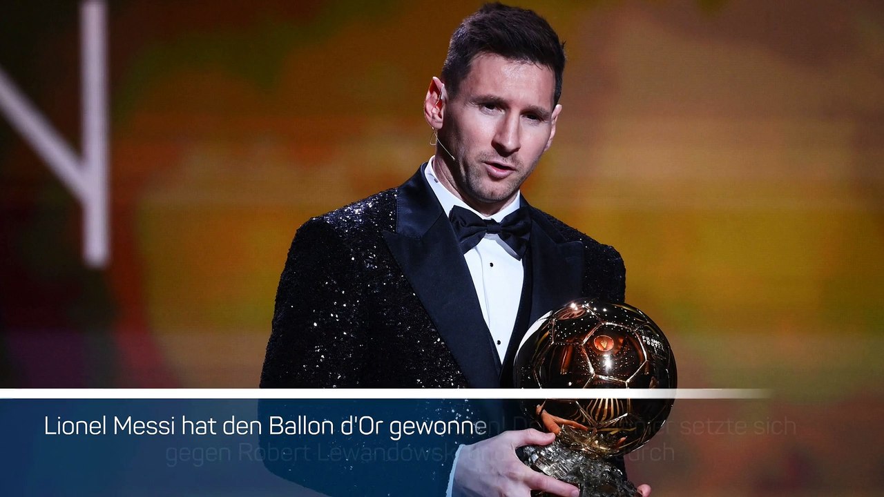 Messi gewinnt Ballon d'Or - Lewandowski Zweiter