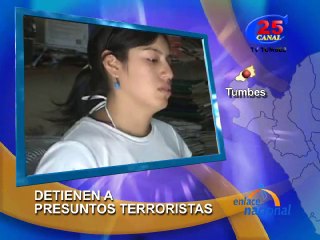 DETIENEN A PRESUNTOS TERRORISTAS  - TUMBES