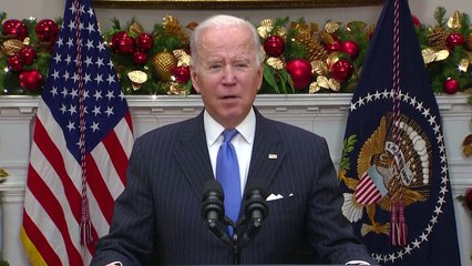 바이든 "오미크론, 우려스럽지만 패닉은 아니다" / YTN