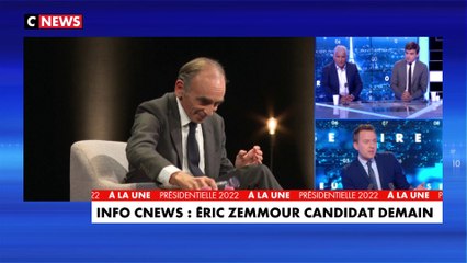 Descargar video: Info CNEWS : Éric Zemmour devrait être candidat à l'élection présidentielle dès demain