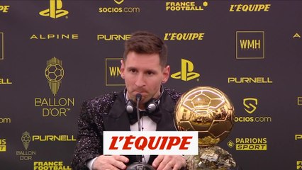 Messi : «Je ne sais pas si ce record sera battu» - Foot - Ballon d'Or