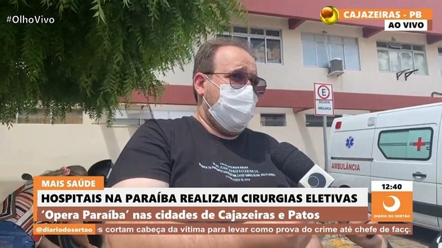 “Conseguimos tocar a fila”, diz diretor do HRC ao destacar bons resultados do ‘Opera Paraíba’