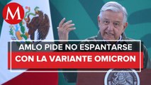 No hay elementos para preocuparnos por Omicron: AMLO