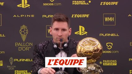 Messi «Lewandowski s'améliore de jour en jour» - Foot - Ballon d'Or