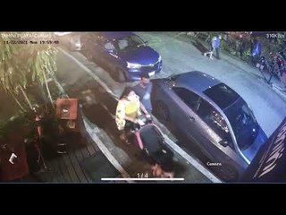 Baby Slides Out of Stroller on Street