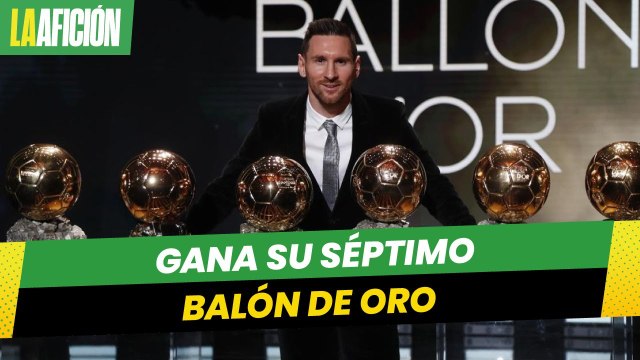 ¡Una leyenda irrepetible! Messi gana el Balón de Oro 2021 y suma su séptimo galardón