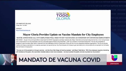 Noticias San Diego 6pm 111921 - Clip RALLY COVID MANDATE