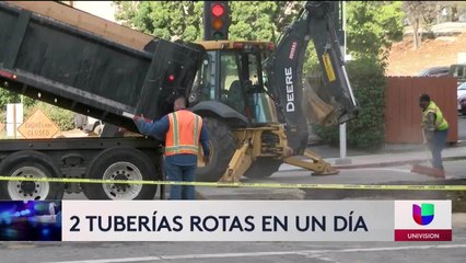 Noticias San Diego 6pm 112221 - Clip FREEWAY WATER BREAK