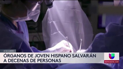 Órganos de joven hispano salvarán a decenas de personas