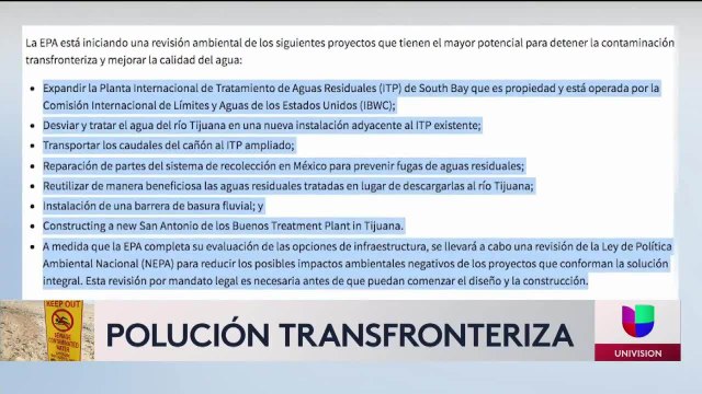 Noticias San Diego 6pm 110921 - Clip BORDER POLLUTION