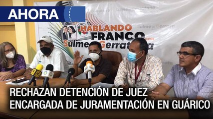 Rechazan detención de juez encargada de juramentación en #Guárico - #29Nov - Ahora